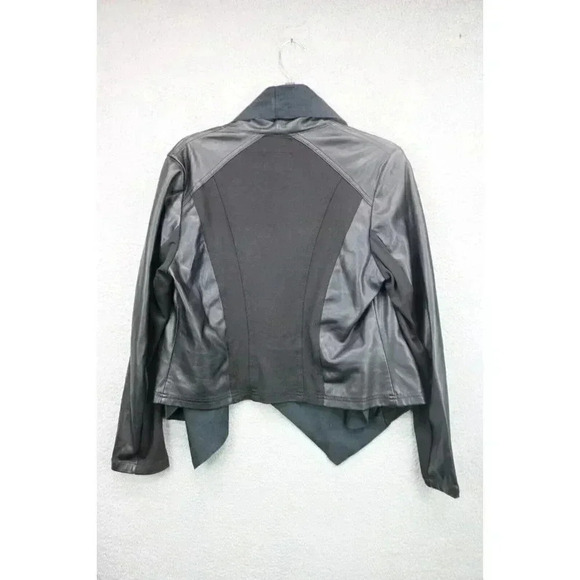 Kut from the Cloth Faux Leather & Suede Jacket-Size Large - Picture 5 of 8